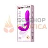 Vibradora de punto G con succionador de clitoris y carga USB